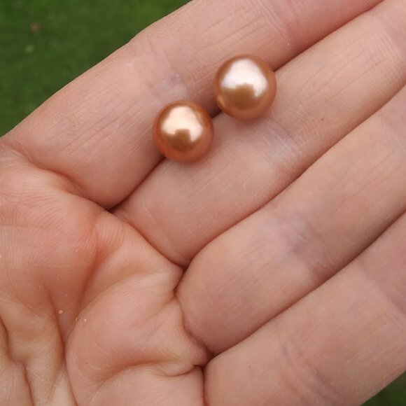 Honora Cultured Pearl Sterling Silver Earrings with original box - Picture 5 of 16